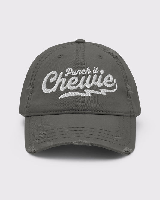 The Punch Distressed Dad Hat