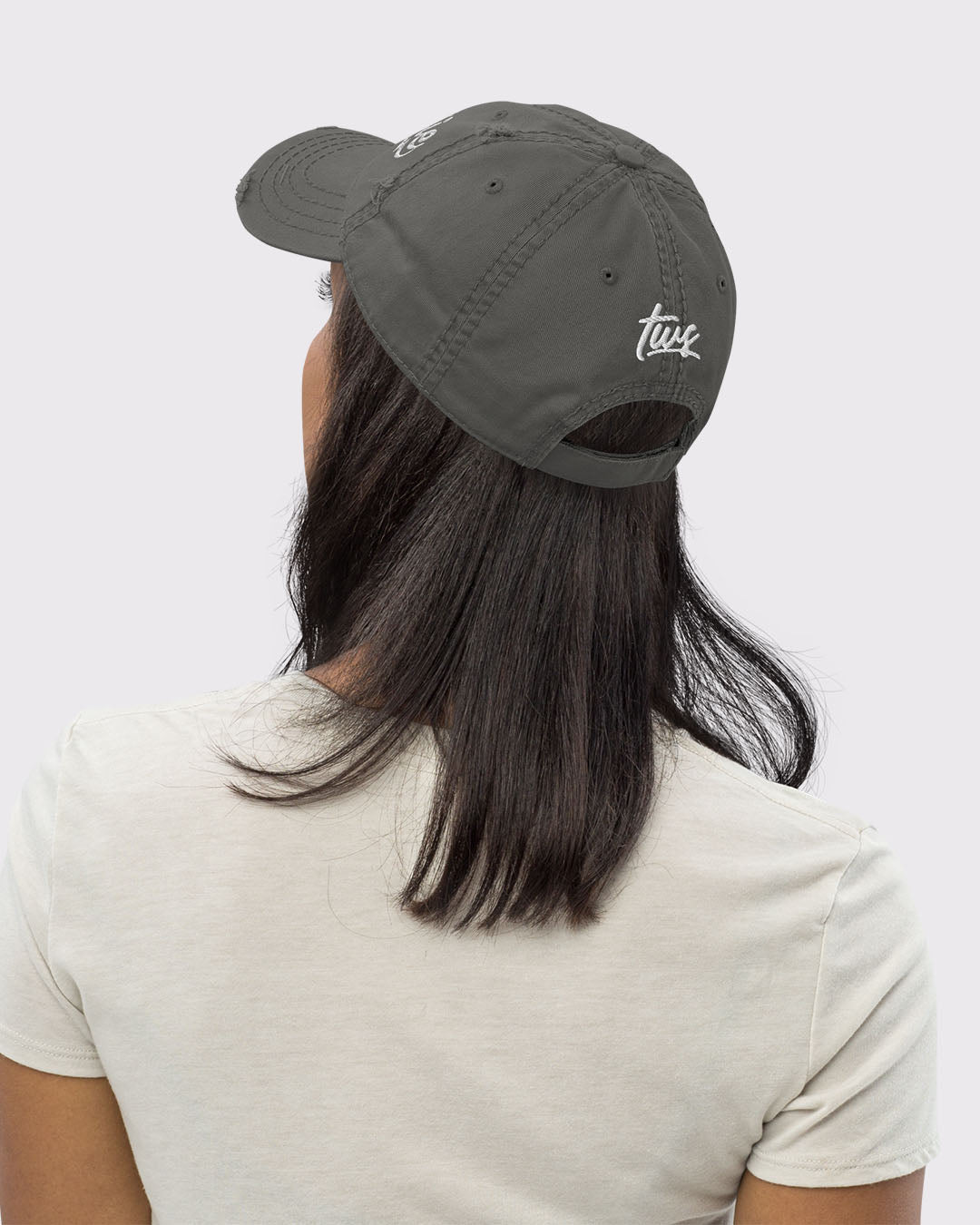 The Punch Distressed Dad Hat